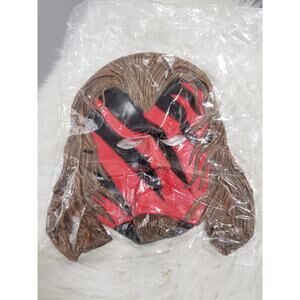Vintage 1999 Titan WWF Kane Wrestling Mask‎ RARE WWE Rubber Halloween